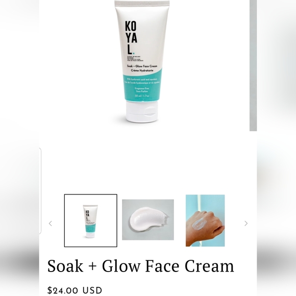 Soak + Glow Face Cream - Picture 1 of 1